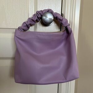 Simons Leather Lilac Slouch Bag